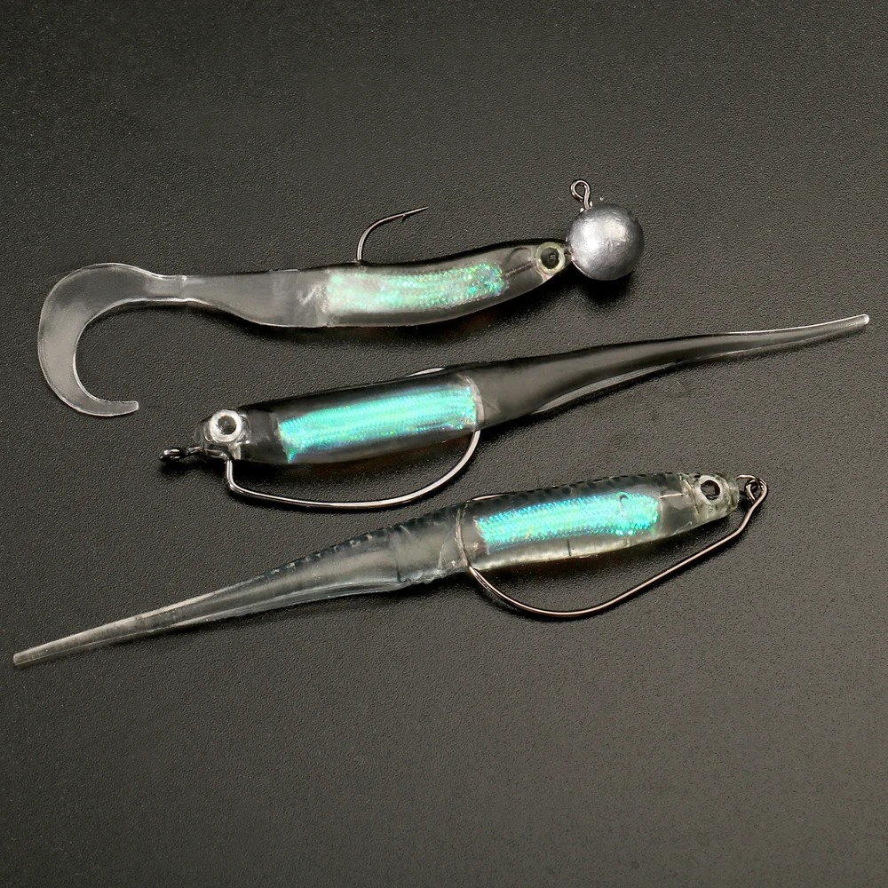 Señuelos GOBAIT montados en diferentes configuraciones de pesca