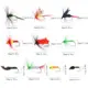 Kit de señuelos biónicos para pesca con mosca: cebos y anzuelo triple