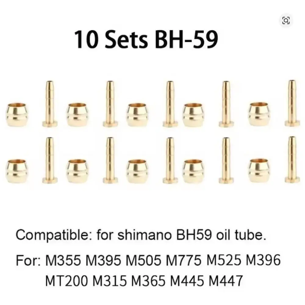 Cabezales de oliva metálicos cobre BH90 BH59 para freno bici - imagen 2