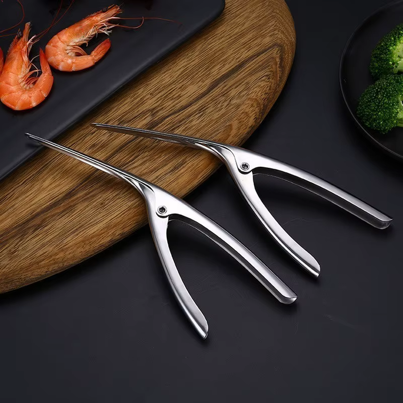 Cortador de sedal acero inoxidable – Herramienta para gambas y langosta - imagen 4