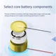 Pila de litio recargable LIR1254 para auriculares Bluetooth