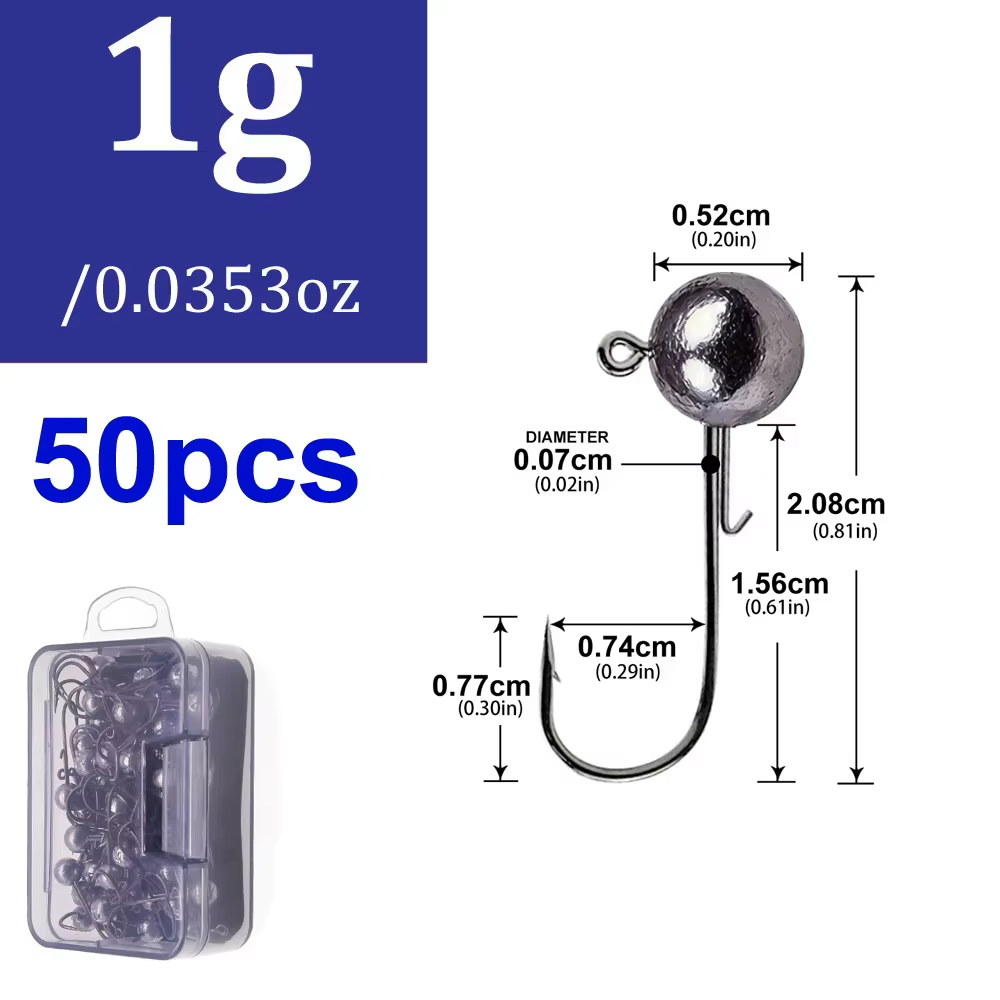 anzuelo jig cabeza plomada Mrlurion