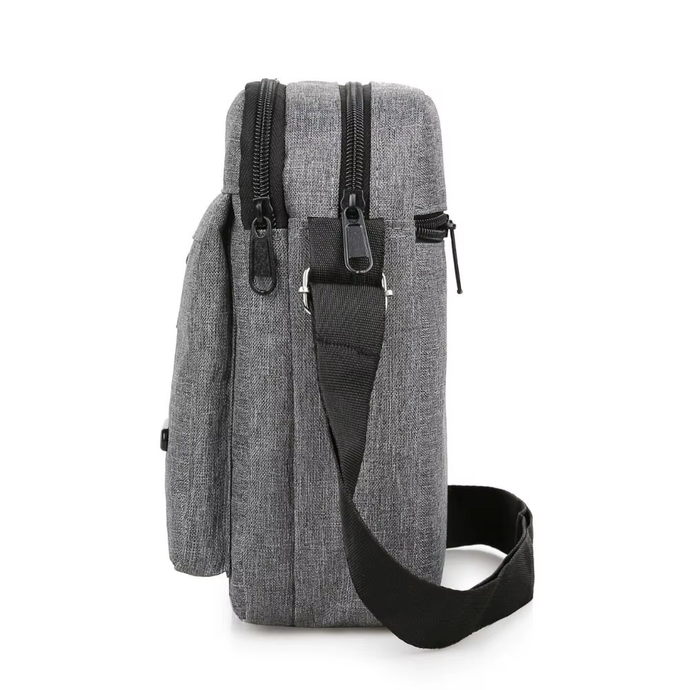Bandolera de lona para hombre – Gran capacidad y correa ajustable