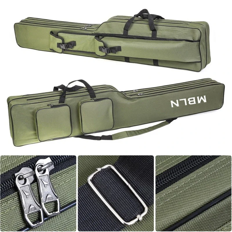 MBLN Bolsa portacañas plegable con bolsillos laterales - imagen 4