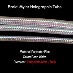 Tubos de Mylar holográficos Persuader Flashing Braid – Minnow