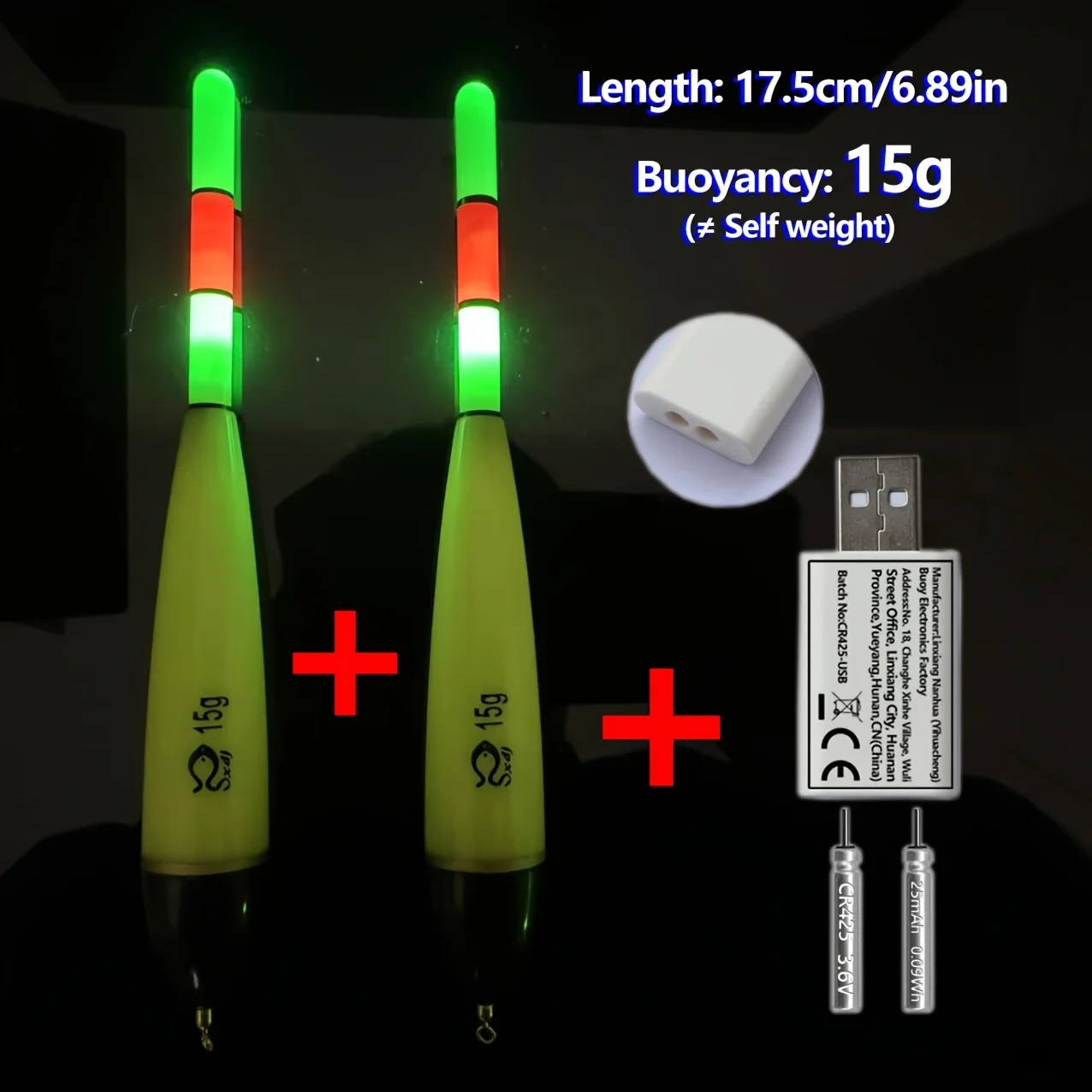 Bite Float flotador electrónico recargable con luz LED para carpa - imagen 5
