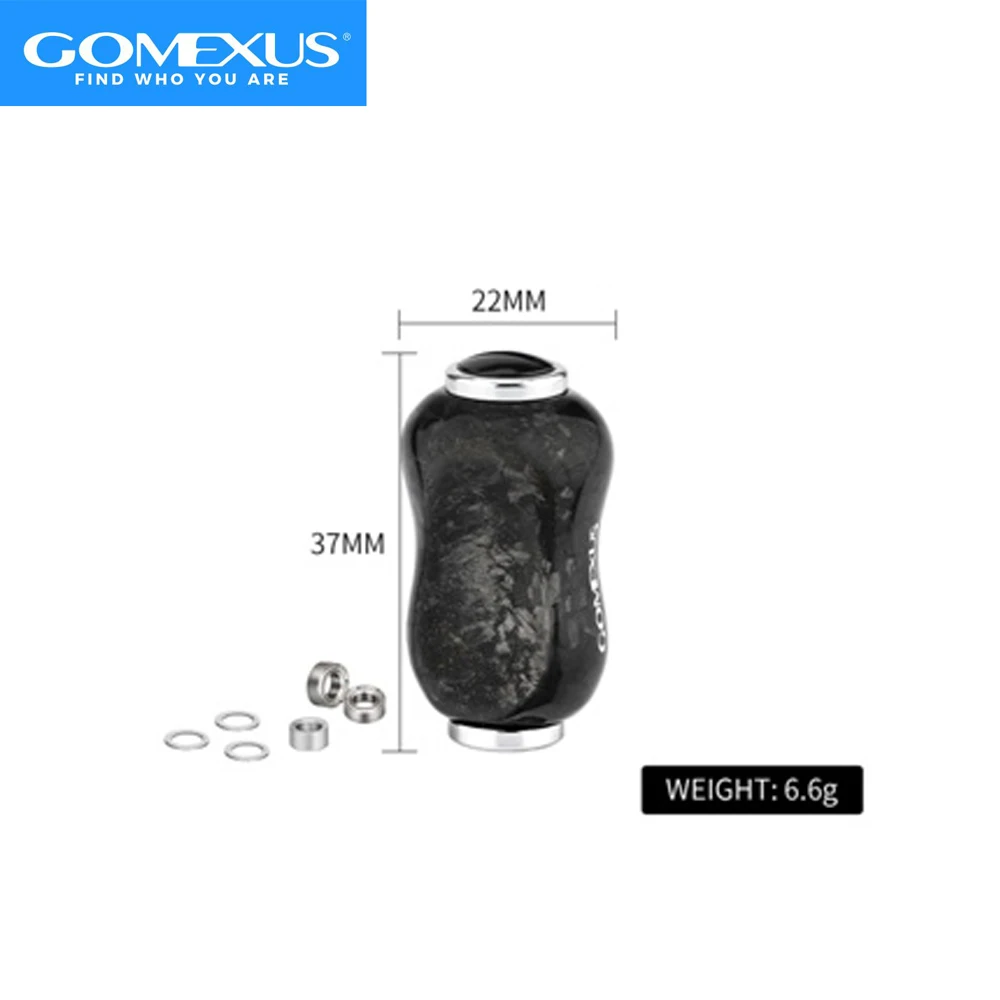Manilla carbono Gomexus F22 22mm para Shimano Curado y Daiwa Luvias LT