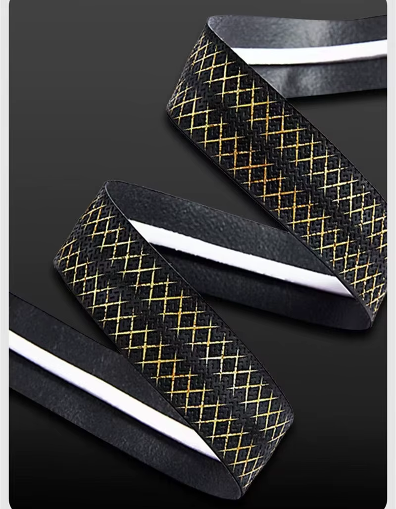 Cinta Antideslizante para Caña Qajtao - Negro y Dorado Tejido - imagen 5
