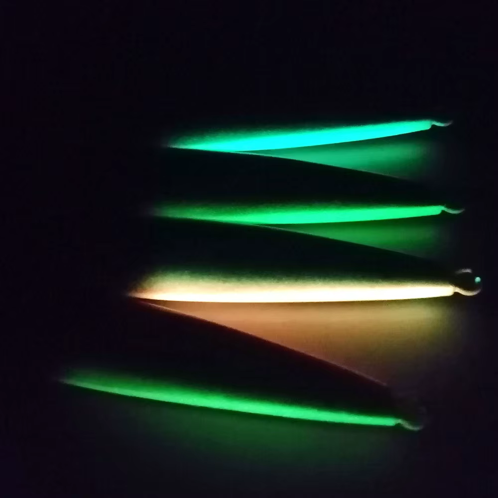 Señuelo Jig Lento UV Metálico para Pesca en Mar - imagen 5
