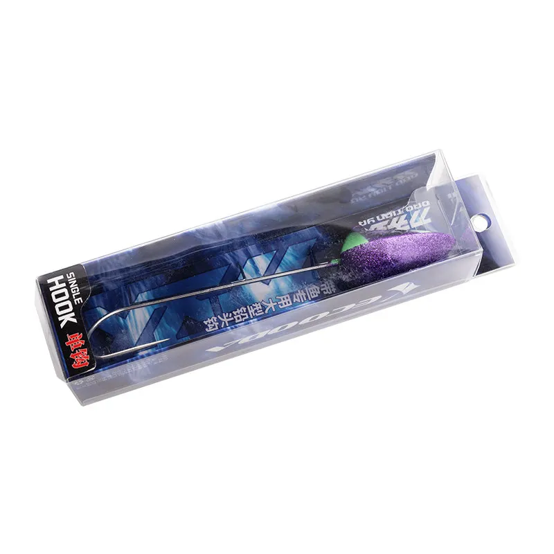 ECOODA Jig metálico luminoso cabeza triangular para pesca alta mar - imagen 2