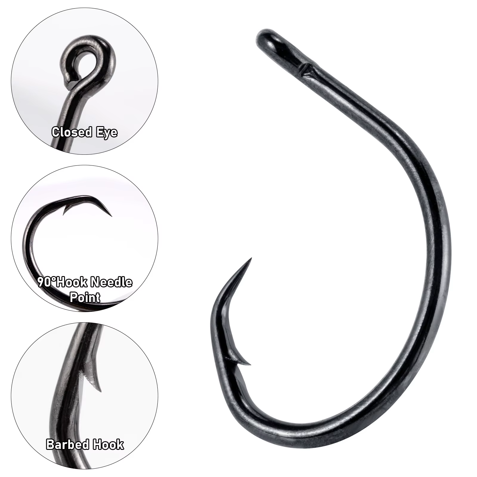 Anzuelos Circle Hook In-Line 3X Strong – Gap ancho sin desviación - imagen 2