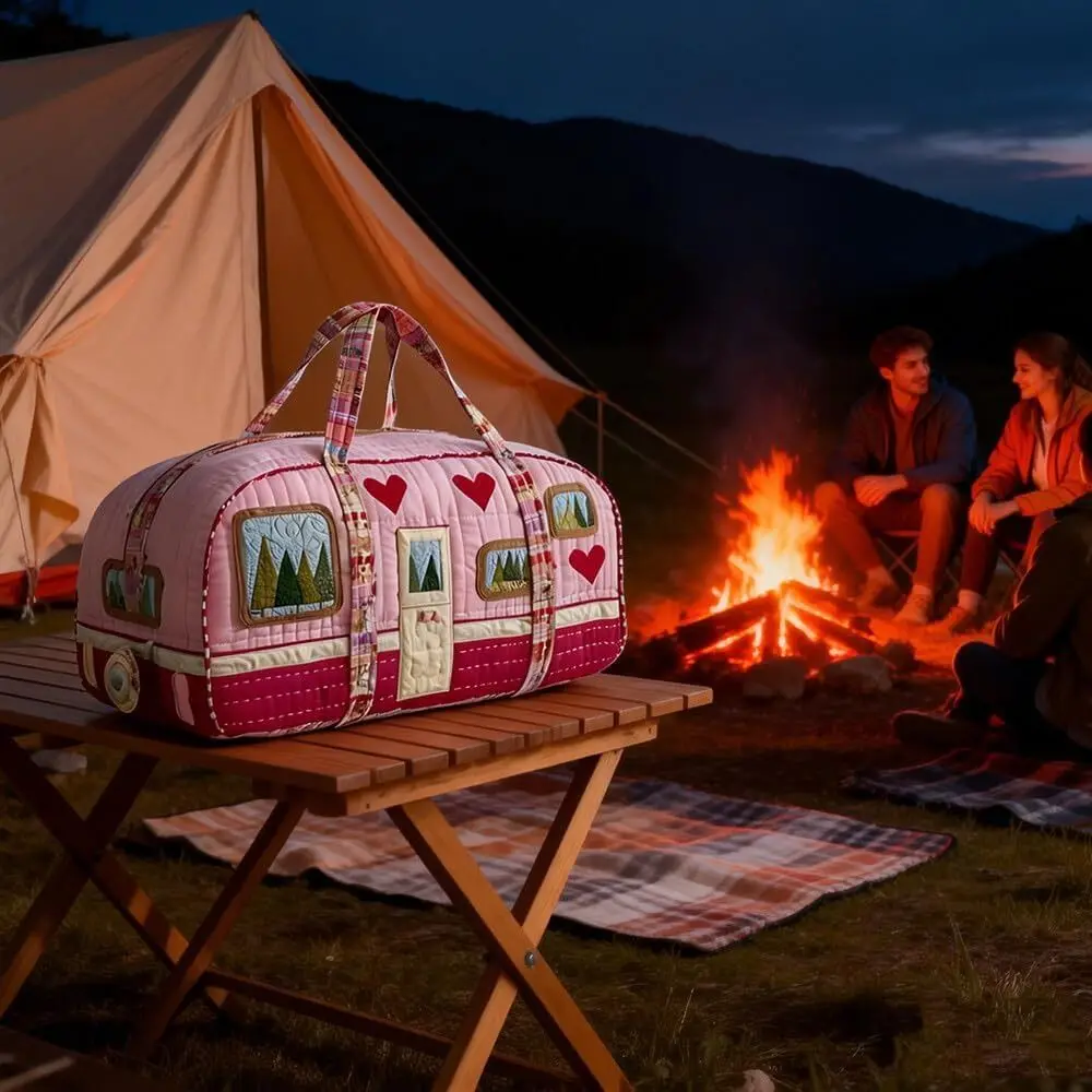 Bolsa de camping resistente vista frontal