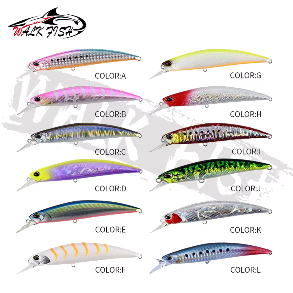 Senuelo duro de pesca Wobblers de accion - imagen 2