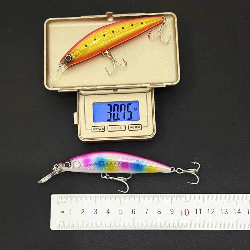Señuelo Minnow hundimiento rápido wobbler jerkbait para lubina - imagen 5
