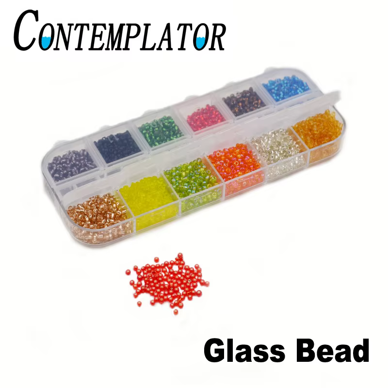 Cuentas holográficas Caddis para cabeza de ninfa - 12 colores