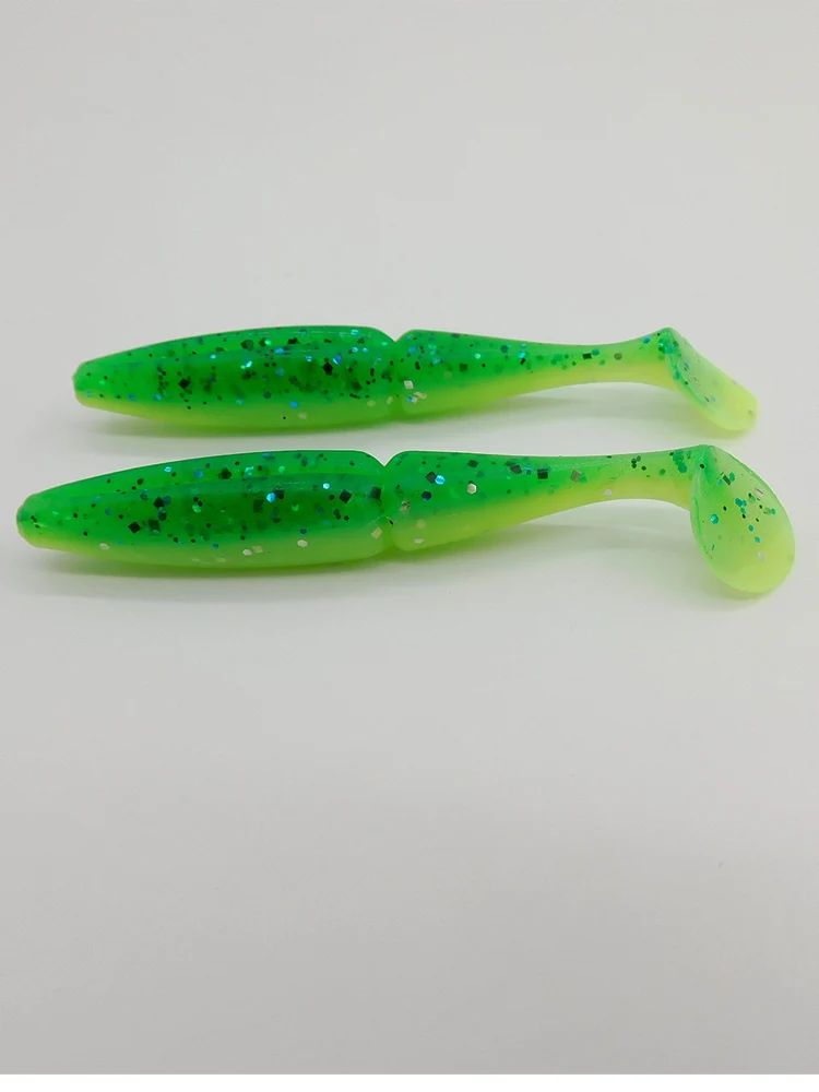 Swimbait ESFISHING silicona cola de paleta para lucio, trucha y lubina - imagen 3