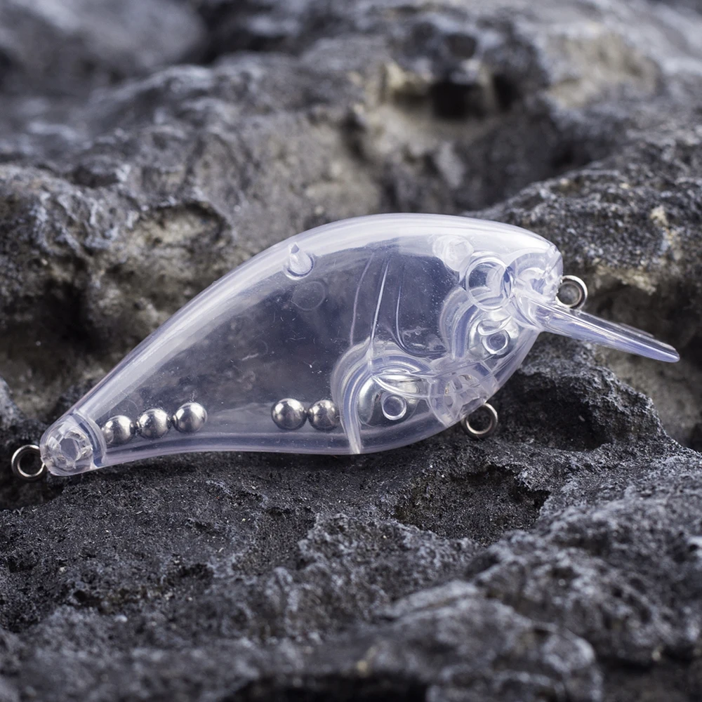 Crankbait de agua profunda para lubina sin pintura Dr.Holife - imagen 4