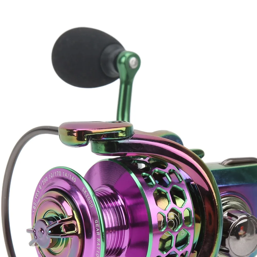 Carrete de pesca giratorio duradero y suave para agua salada - imagen 3