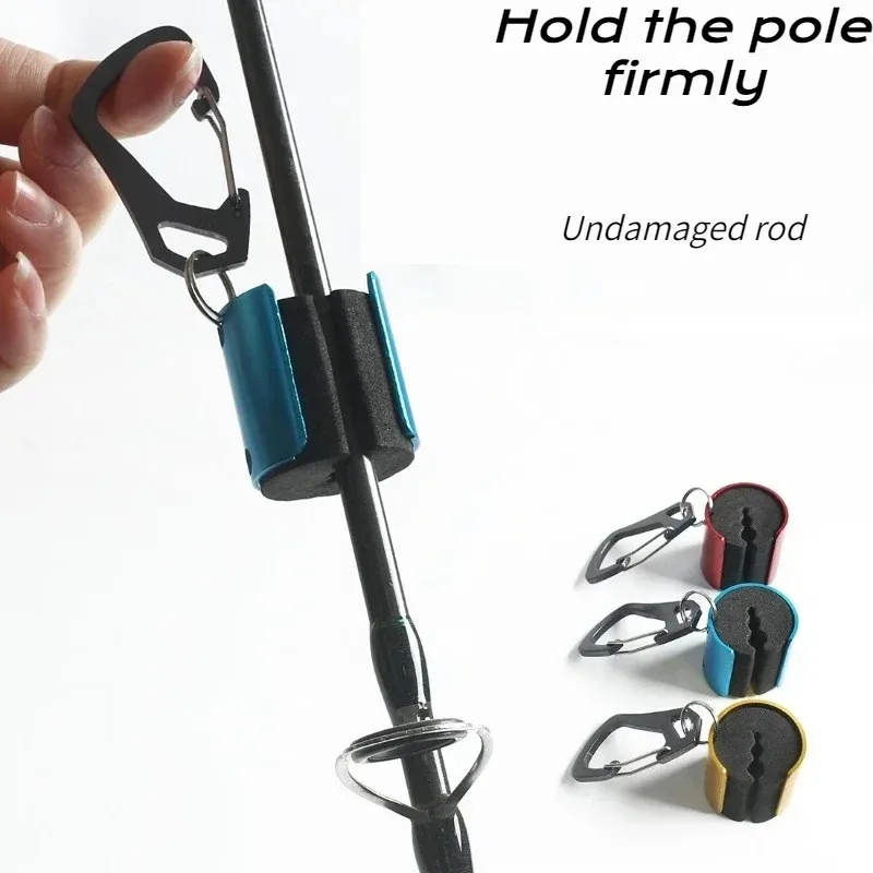 Soporte portátil para cañas de spinning con abrazadera metálica - imagen 3