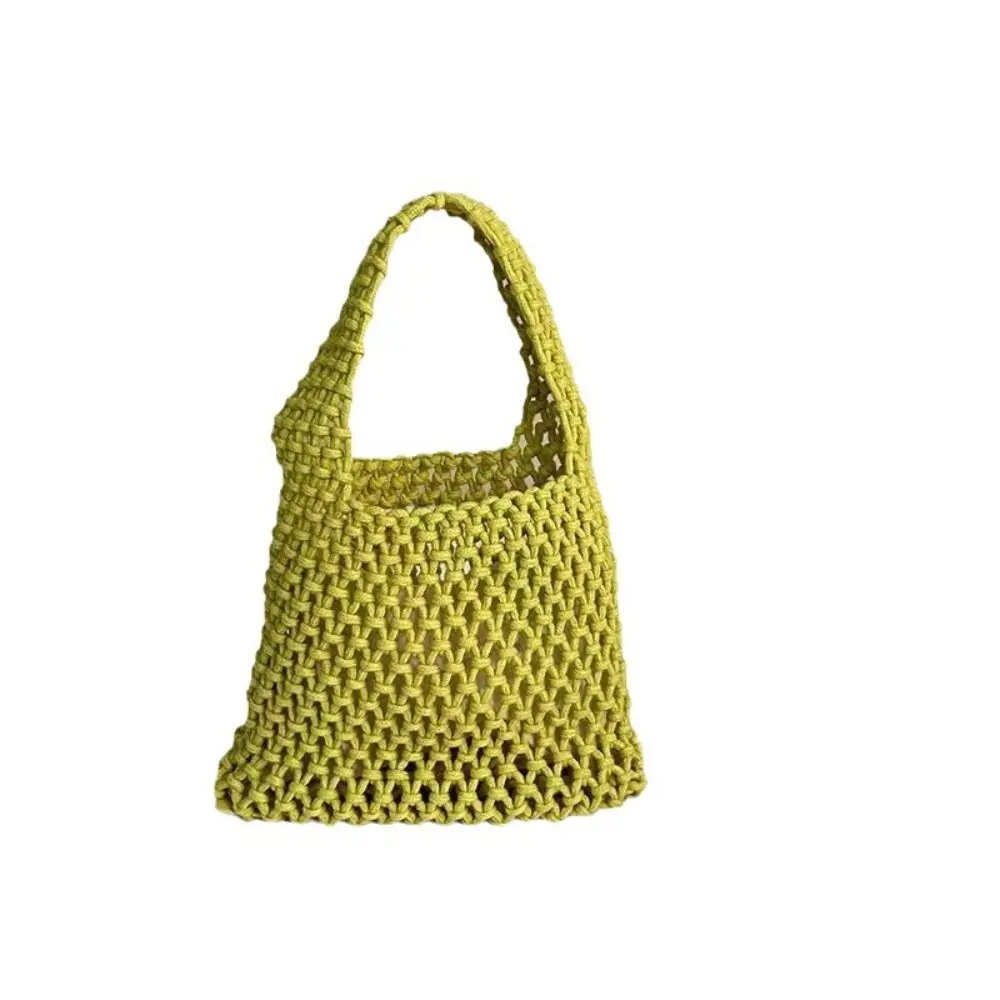 Bolso Bandolera Tejido a Mano Personalizado con Cuerda de Algodón - imagen 4
