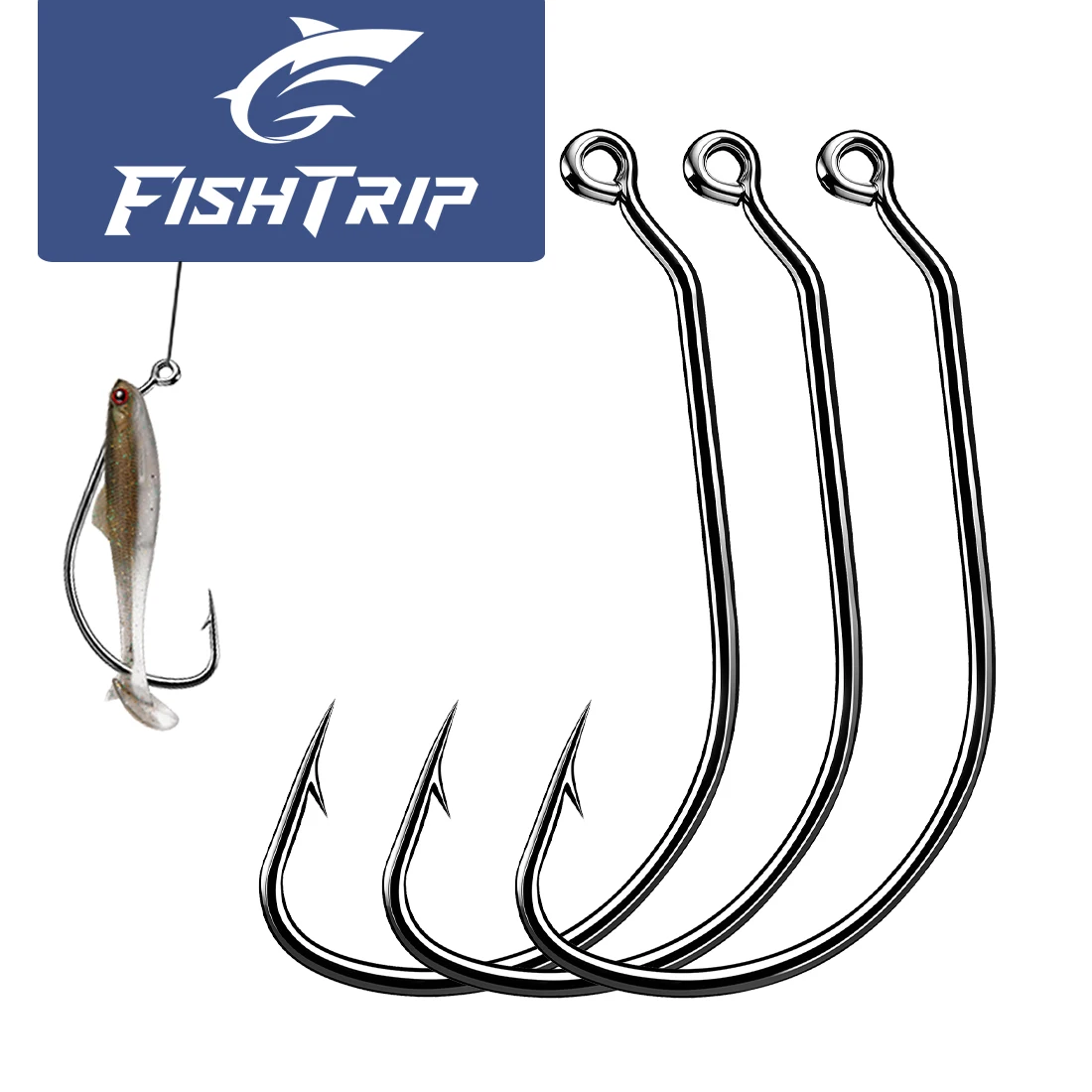 Anzuelos EWG FishTrip con púas de acero alto carbono – para vinilo - imagen 3