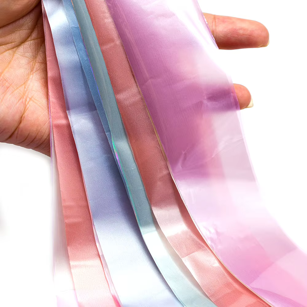 Cinta para atar moscas con escamas de purpurina nacarada – Colorida - imagen 5