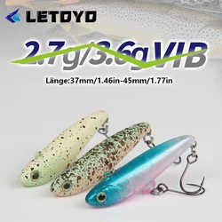 LETOYO Señuelo VIB Luminoso UV para Trucha y Perca