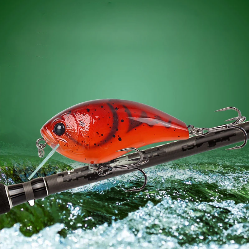 LETOYO Crankbait flotante para lubina y carpa con señuelo duro - imagen 5