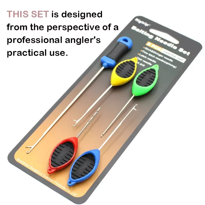 Aguja de cebado para boilies – Kit aparejos de pelo para carpa - imagen 3