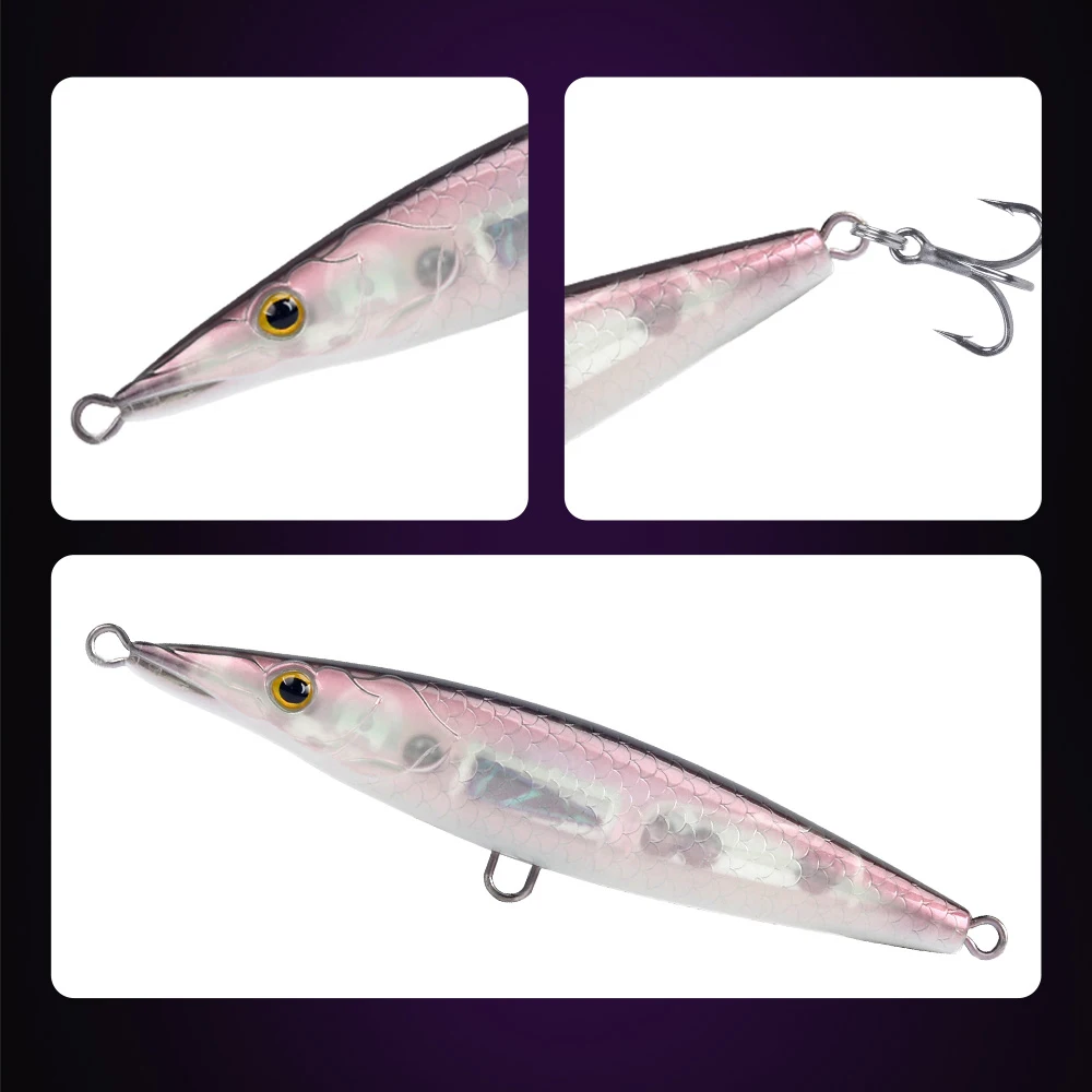 Señuelo stickbait flotante de superficie, lanzamiento largo - imagen 3