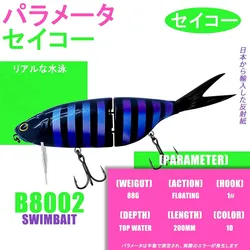 Señuelo Minnow Swimbait flotante – Cebo duro para lucio y perca