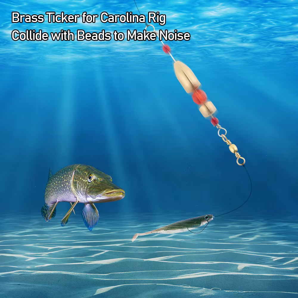 Plomos de pesca con cuentas de laton para agua dulce - trucha - imagen 4