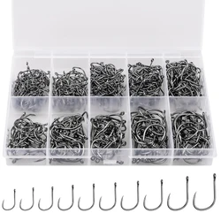Kit Anzuelos para Carpa – Agua Dulce y Salada con Caja Portátil