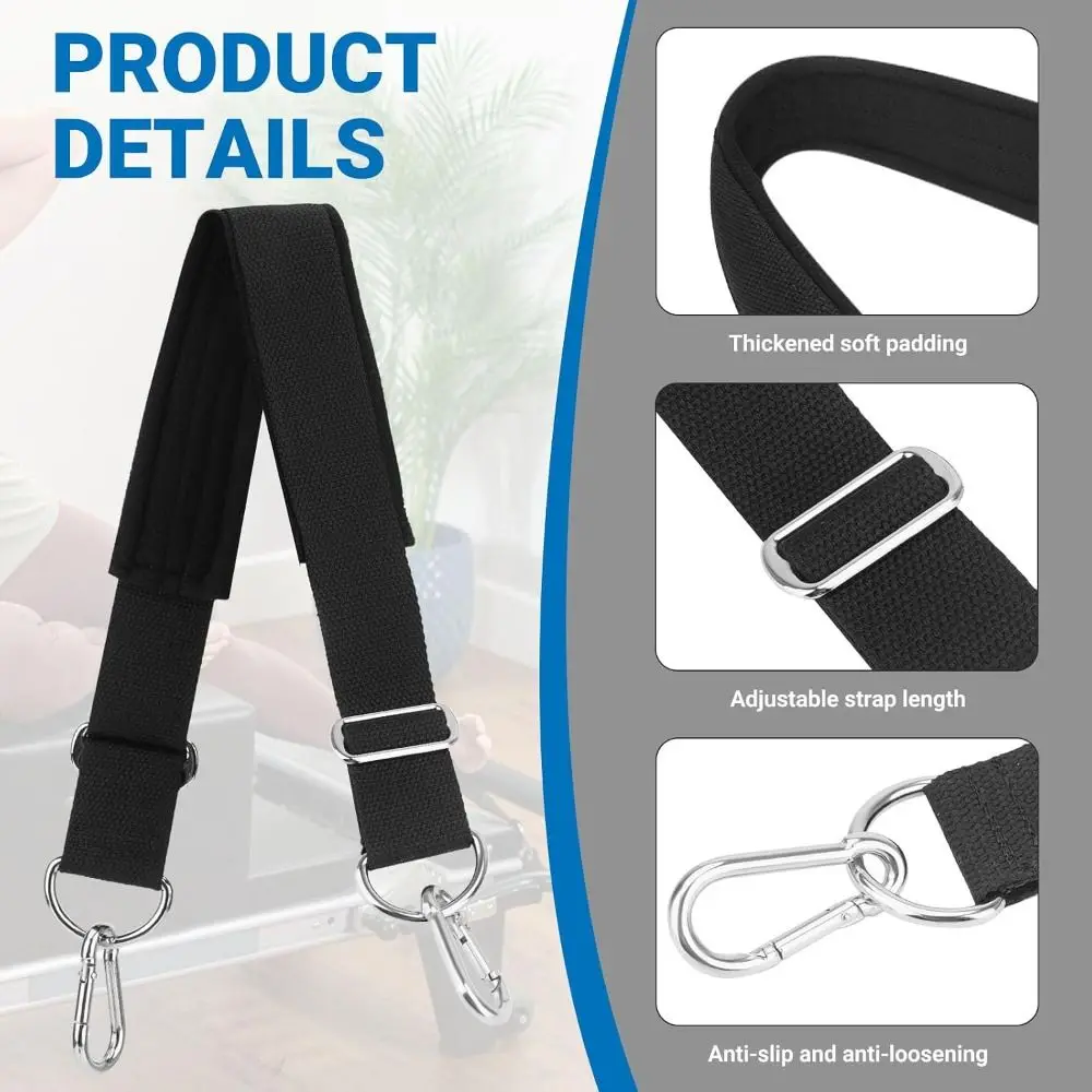 Correa de pilates antideslizante portátil ajustable para pie - imagen 2
