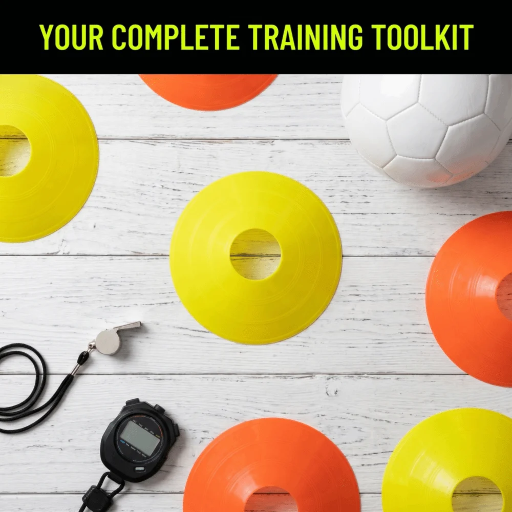 Conos de entrenamiento multicolor apilables