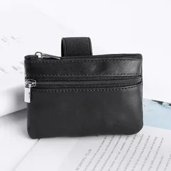 Bolso de mano portátil con cremallera y cuero PU para mujer