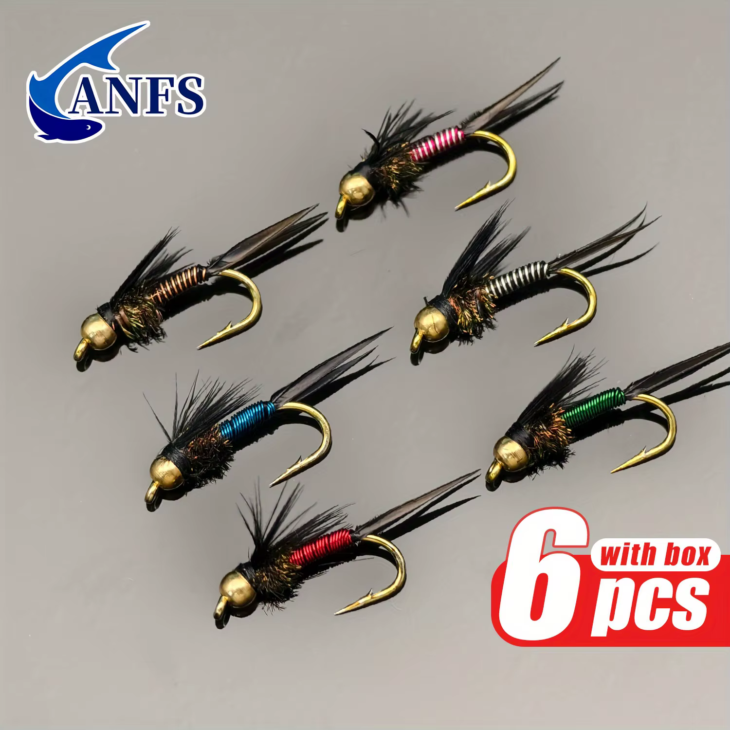 Moscas de Pesca John Fly Caja Cobre ANFS - imagen 5