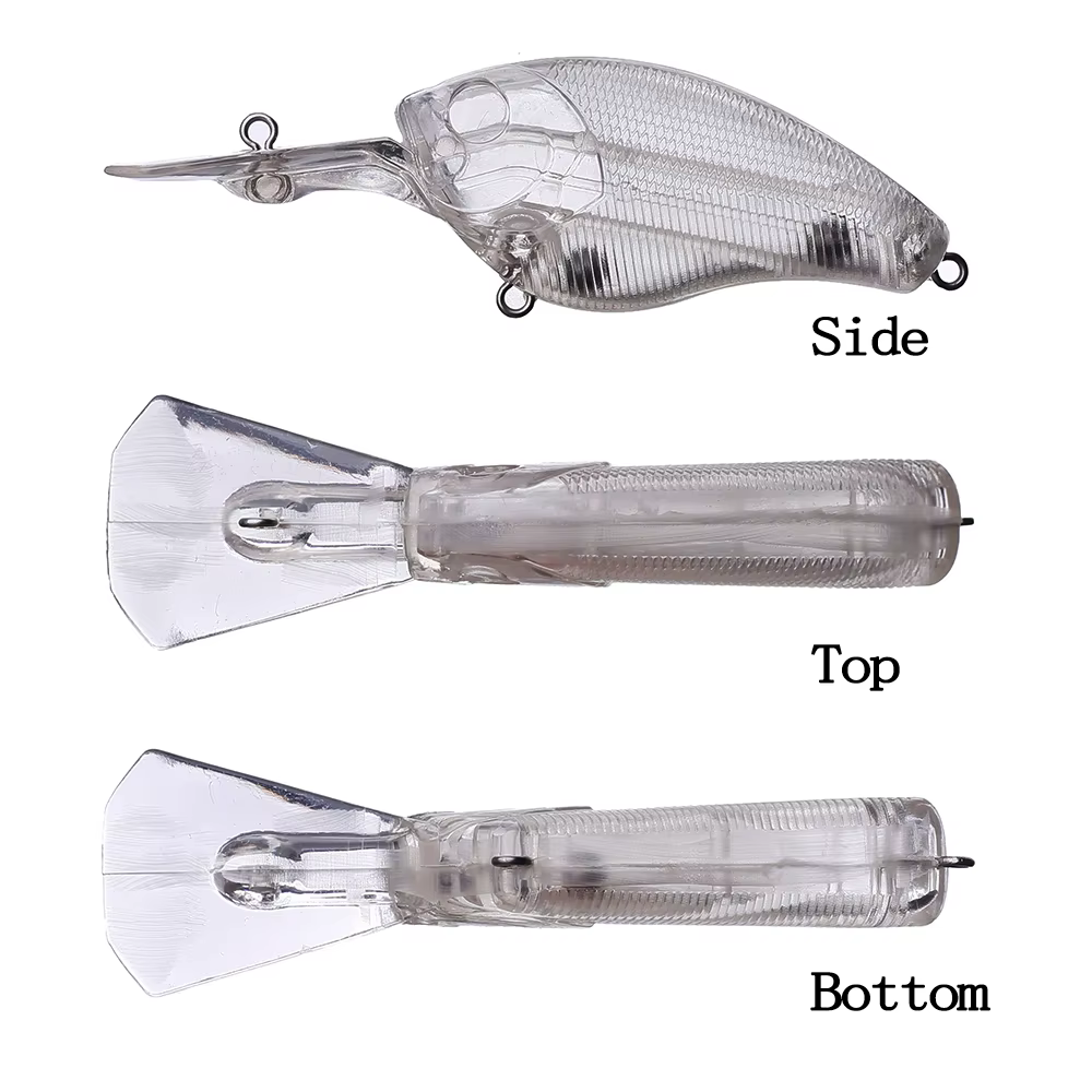 Chan'sHuang Cuerpo de Crankbait sin pintar - imagen 5