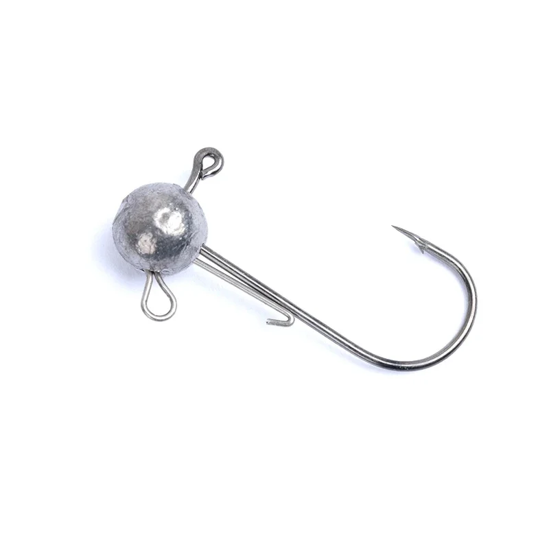 Anzuelos Jig Head OUTKIT – doble anillo vástago largo para vinilo