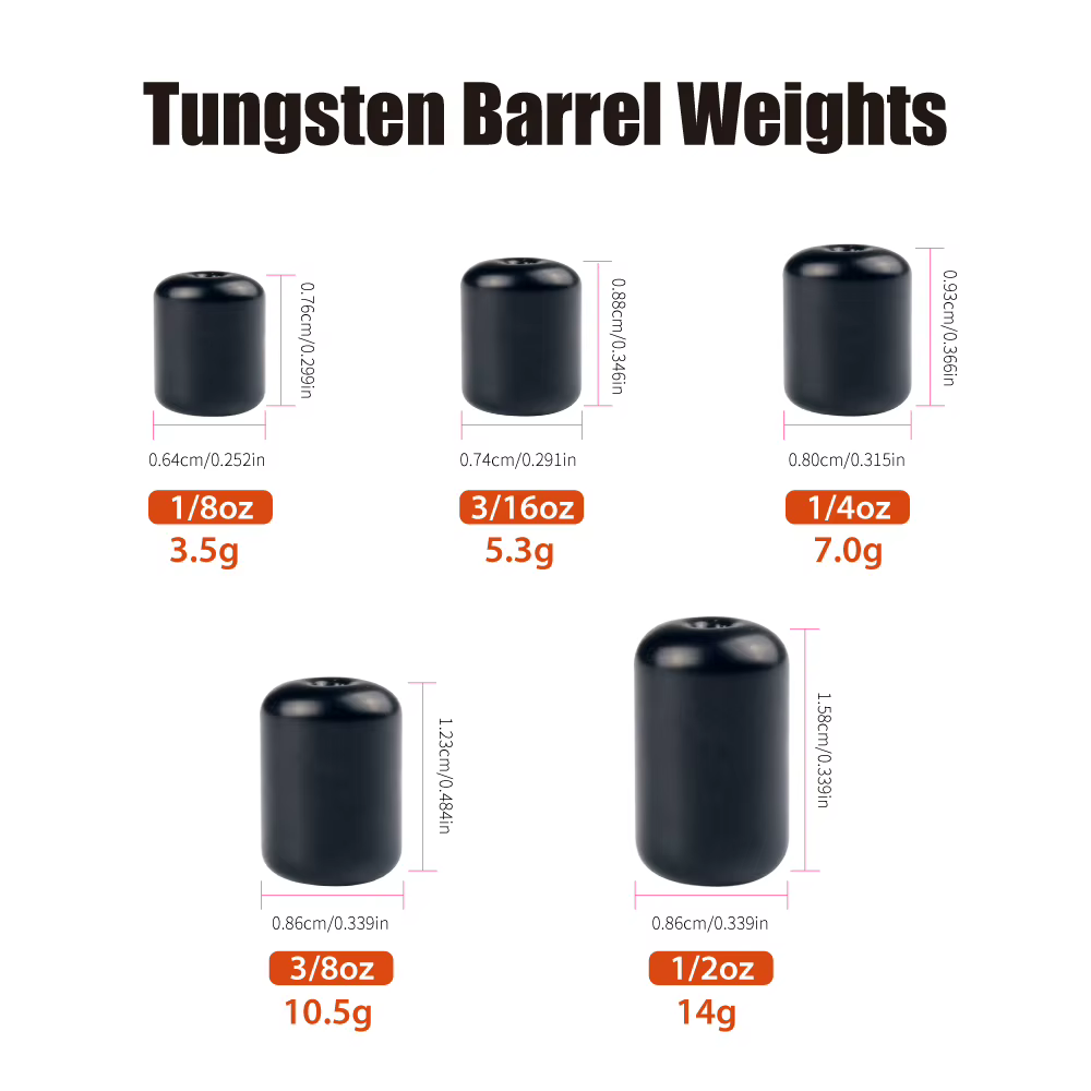 Pesas de barril Carolina Rig MUUNN aerodinámicas para lubina - imagen 2