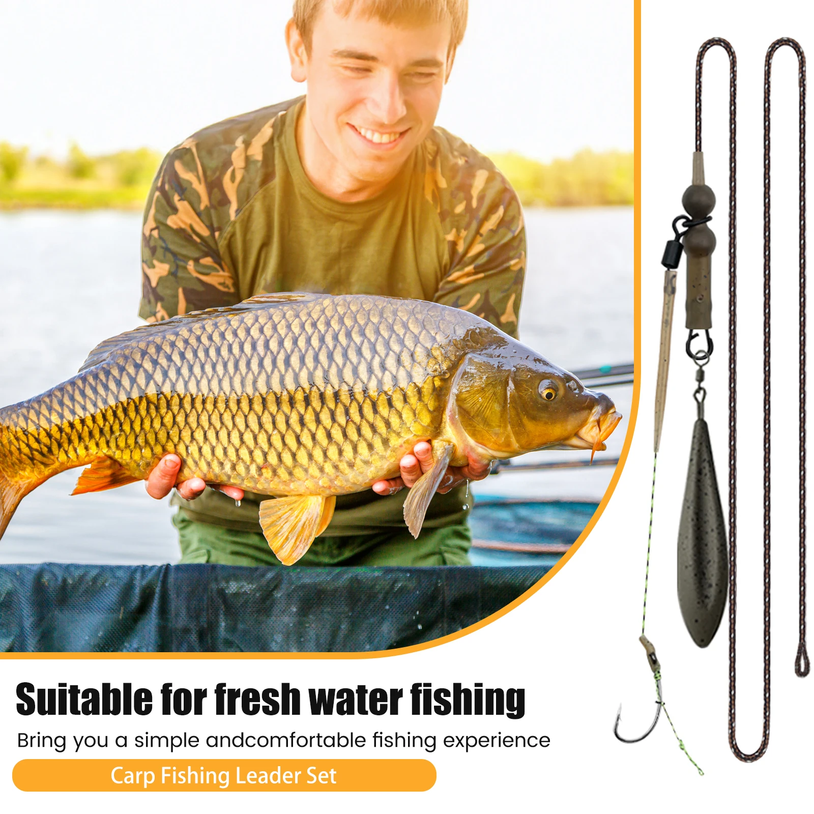 Kit completo YOTO Euro Lead Platform Helicopter Carp Fishing