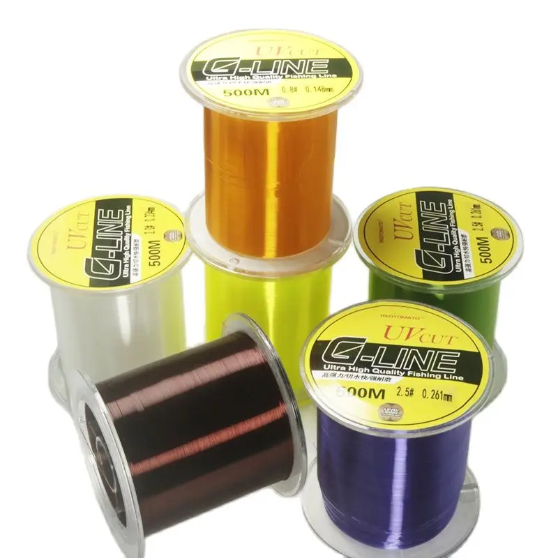 Línea de nailon transparente para pesca de carpa crucian en agua dulce - imagen 4