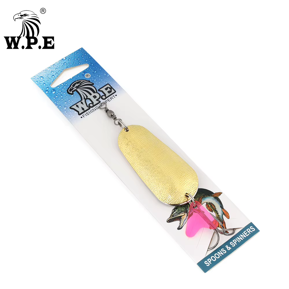 W.P.E Señuelo artificial con conector y lentejuelas de metal - imagen 4