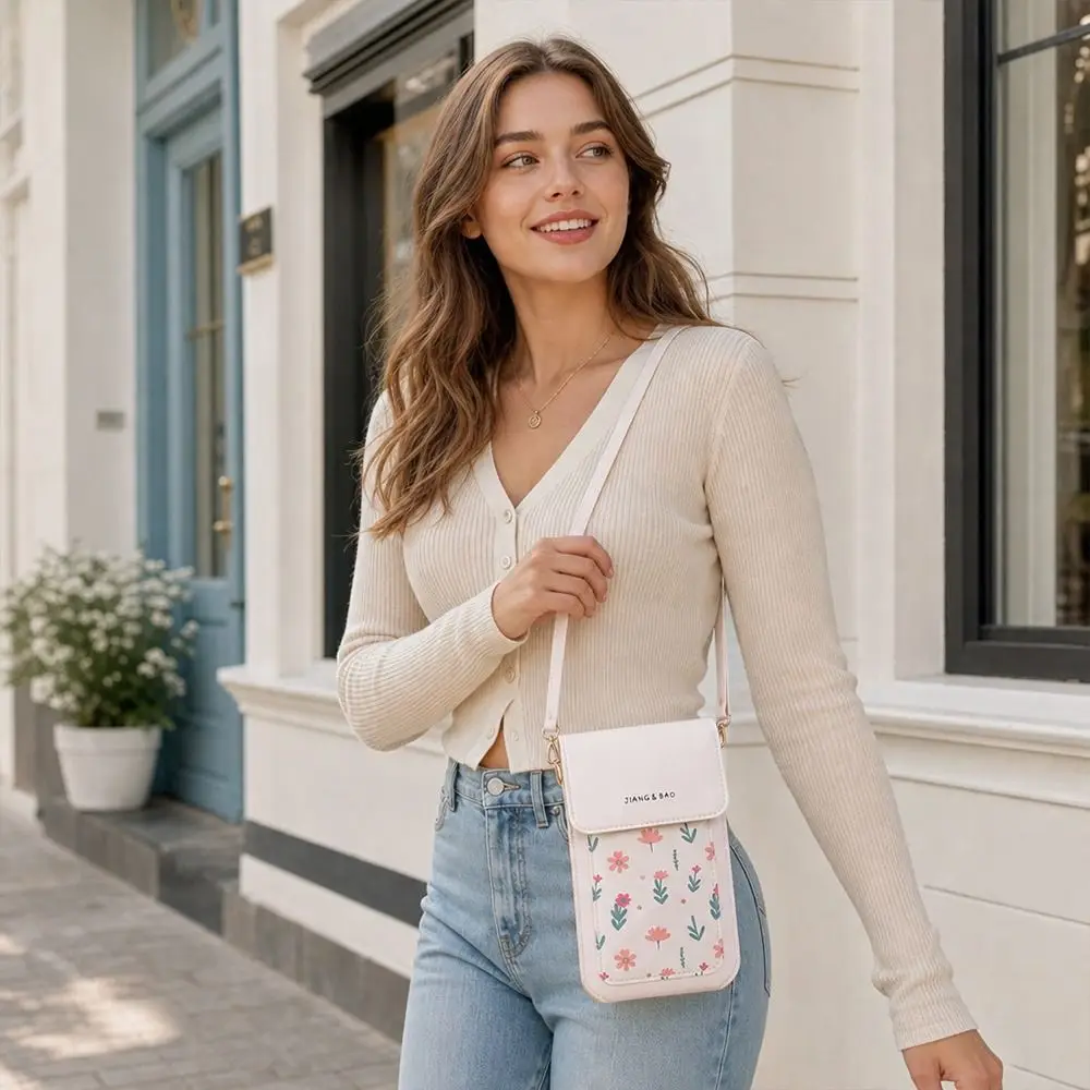Bolso bandolera para teléfono con pantalla táctil y RFID - imagen 3