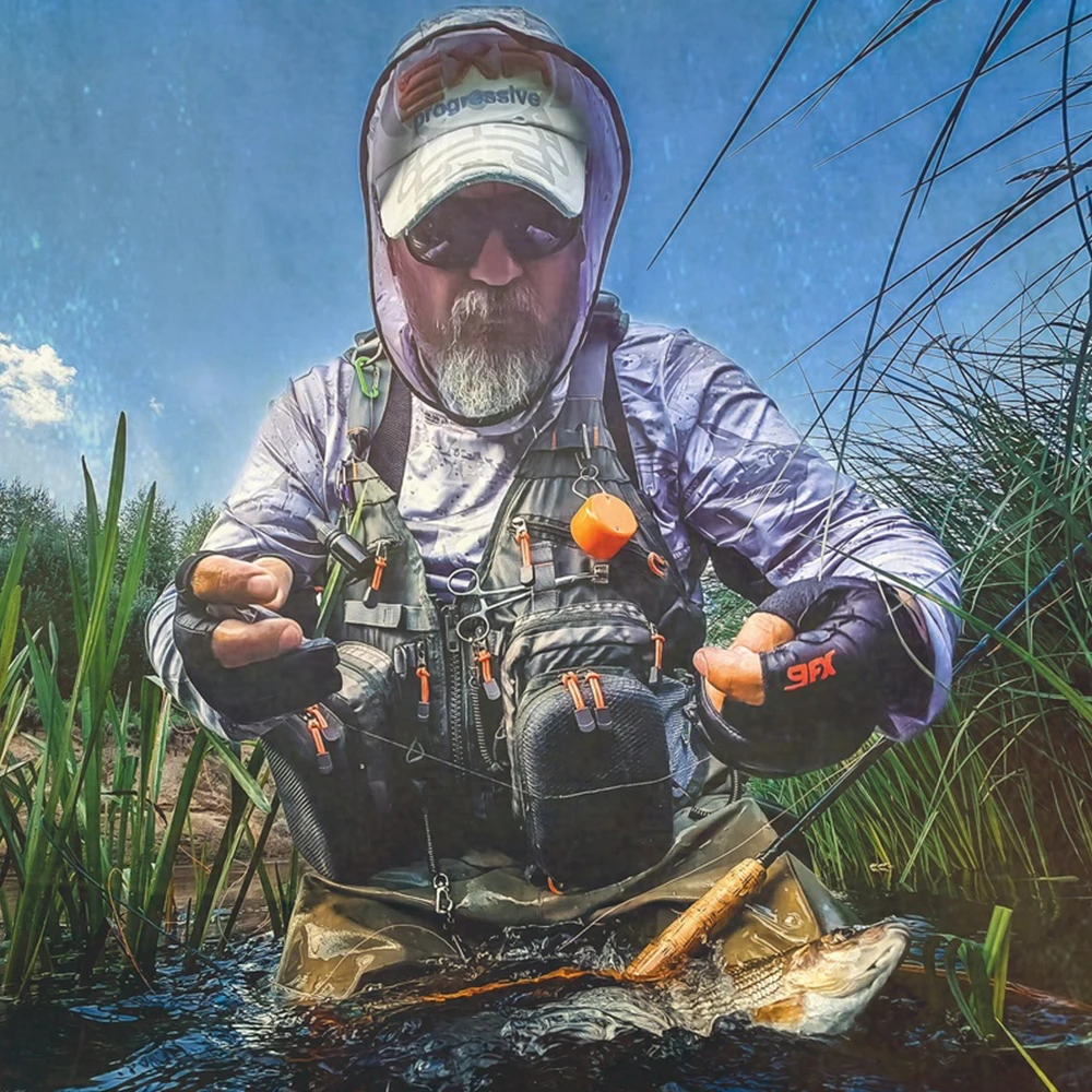 Chaleco pesca hombre ajustable con bolsillos y malla – Multifunción - imagen 5