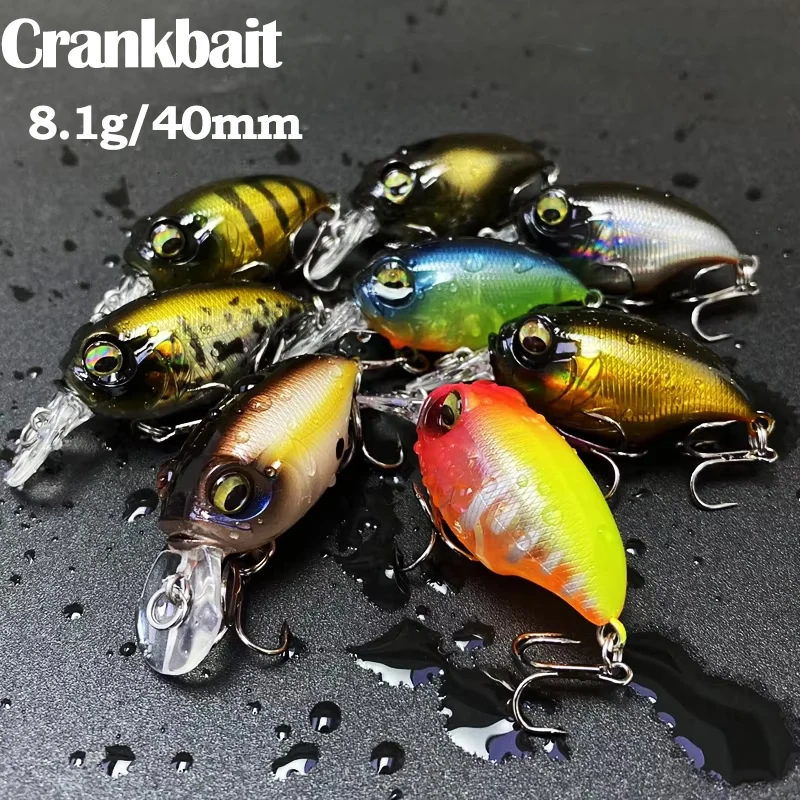 Minicrankbait Topwater wobblers flotantes para Lucio y Trucha - imagen 5