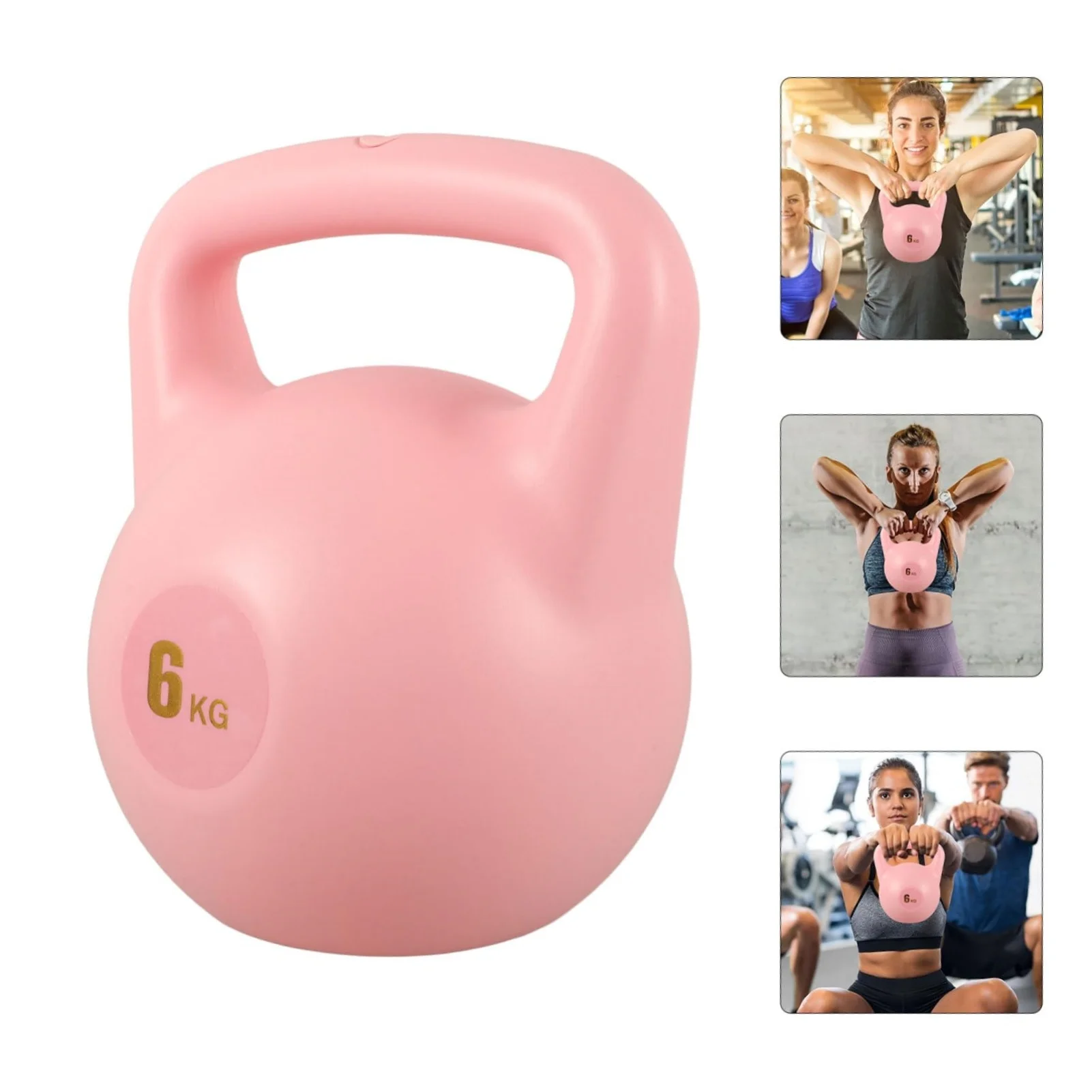 Kettlebell de agua ajustable Silicona suave Yoga Hombre Mujer - imagen 4