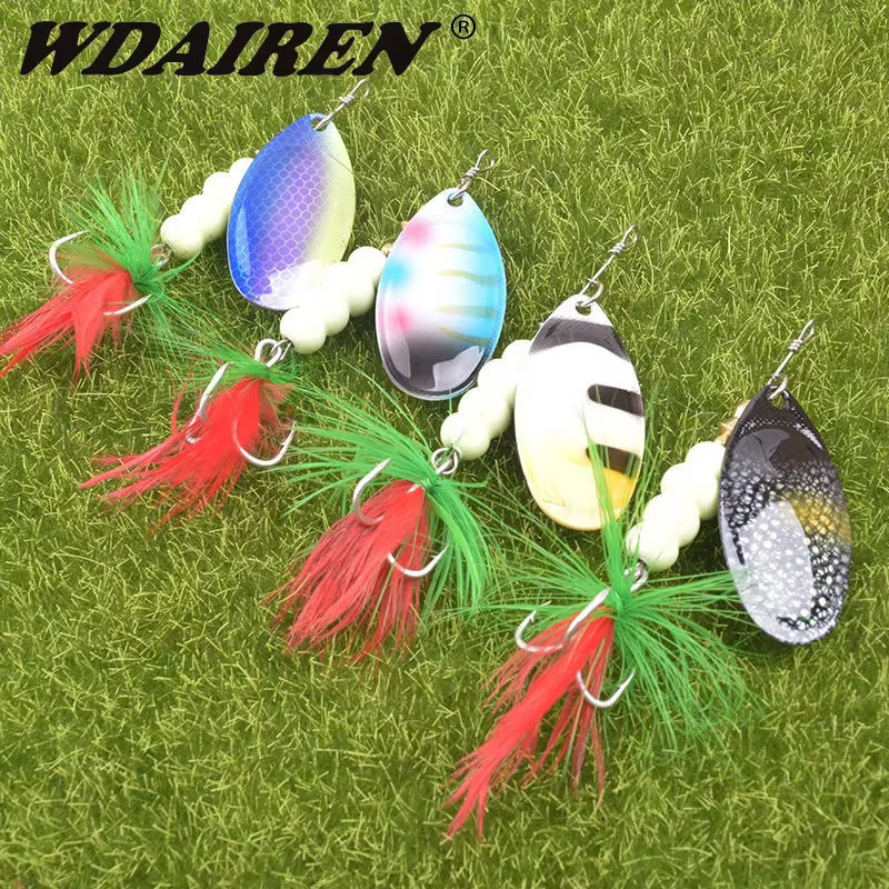 Cuchara Spinner para lubina y lucio – Señuelo artificial hundible - imagen 5