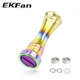 EKFan Perilla de carrete titanio para spinning y baitcasting - imagen 5
