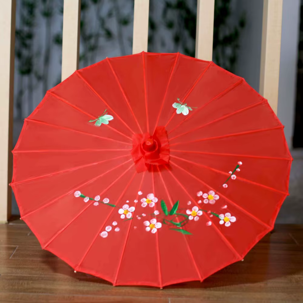 Sombrillas Chinas de Papel Encerado – Decoración para Fiestas - imagen 3